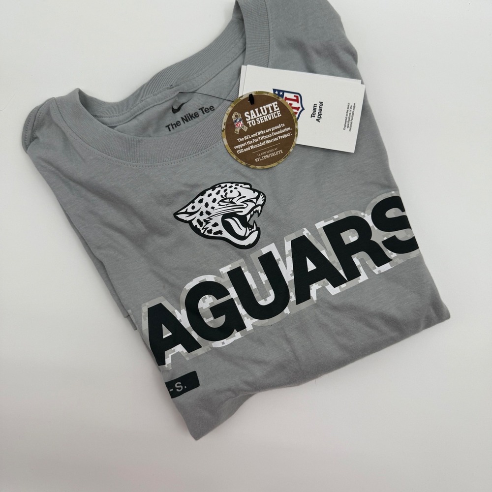 Nike Jaguars Salute to‎ Service NFL Football Long Sleeve T-Shirt Men's S